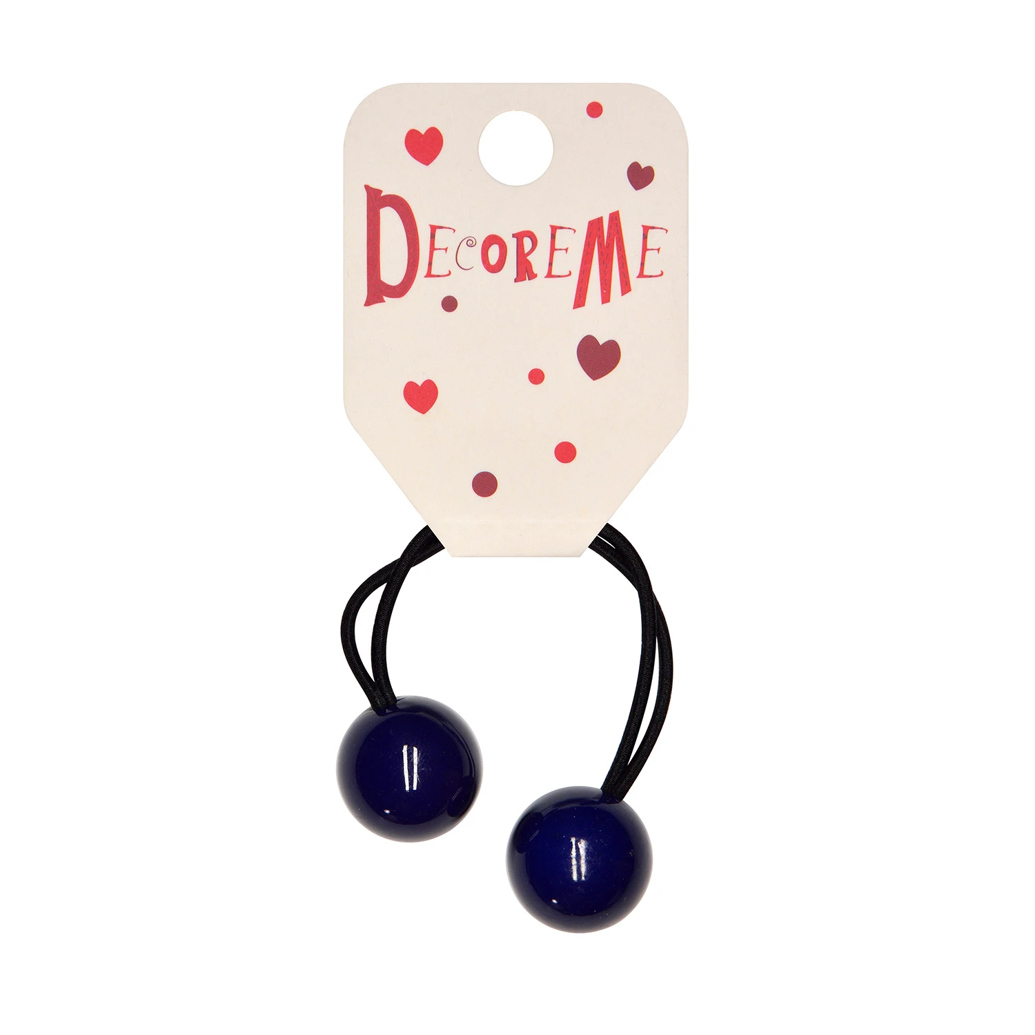 РЕЗИНКА ДЛЯ ВОЛОС "ПАРА ШАРИКОВ 2" 1 ШТ, 3 ЦВЕТА