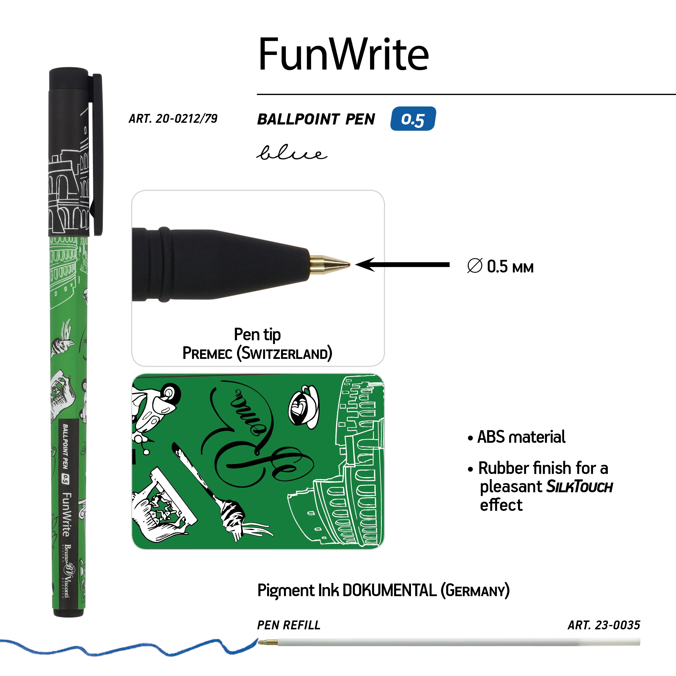 РУЧКА "FunWrite. Романтическое путешествие. Рим" ШАРИКОВАЯ 0.5 ММ, РУЧКА "FunWrite. Романтическое путешествие. Рим" ШАРИКОВАЯ 0.5 ММ,