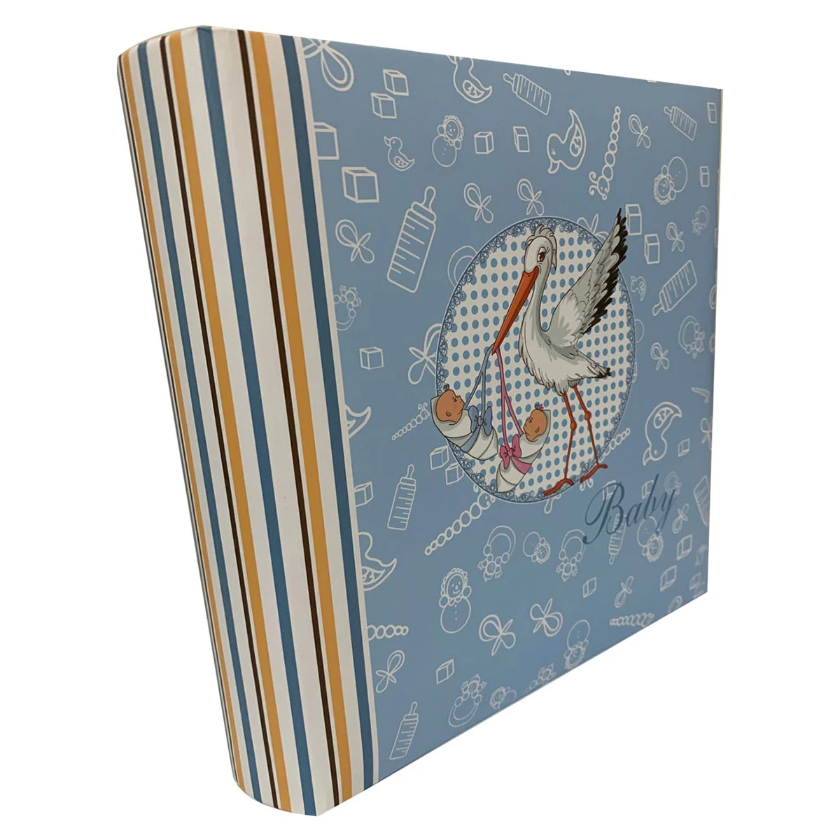 Фотоальбом 200ф 10X15см, бум.карм.с мемо, книжный переплет