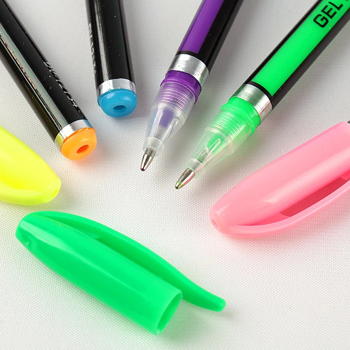 Набор ручек гелевых 12цв. "Darvish" неон Набор ручек гелевых 12цв. "Darvish" неон