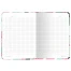 Блокнот с резинкой в клетку 96 л., МАЛЫЙ ФОРМАТ А6 (109х148 мм), твердая