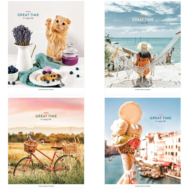 Тетрадь 96л., А5, клетка ArtSpace "Стиль. Great time", глянцевый