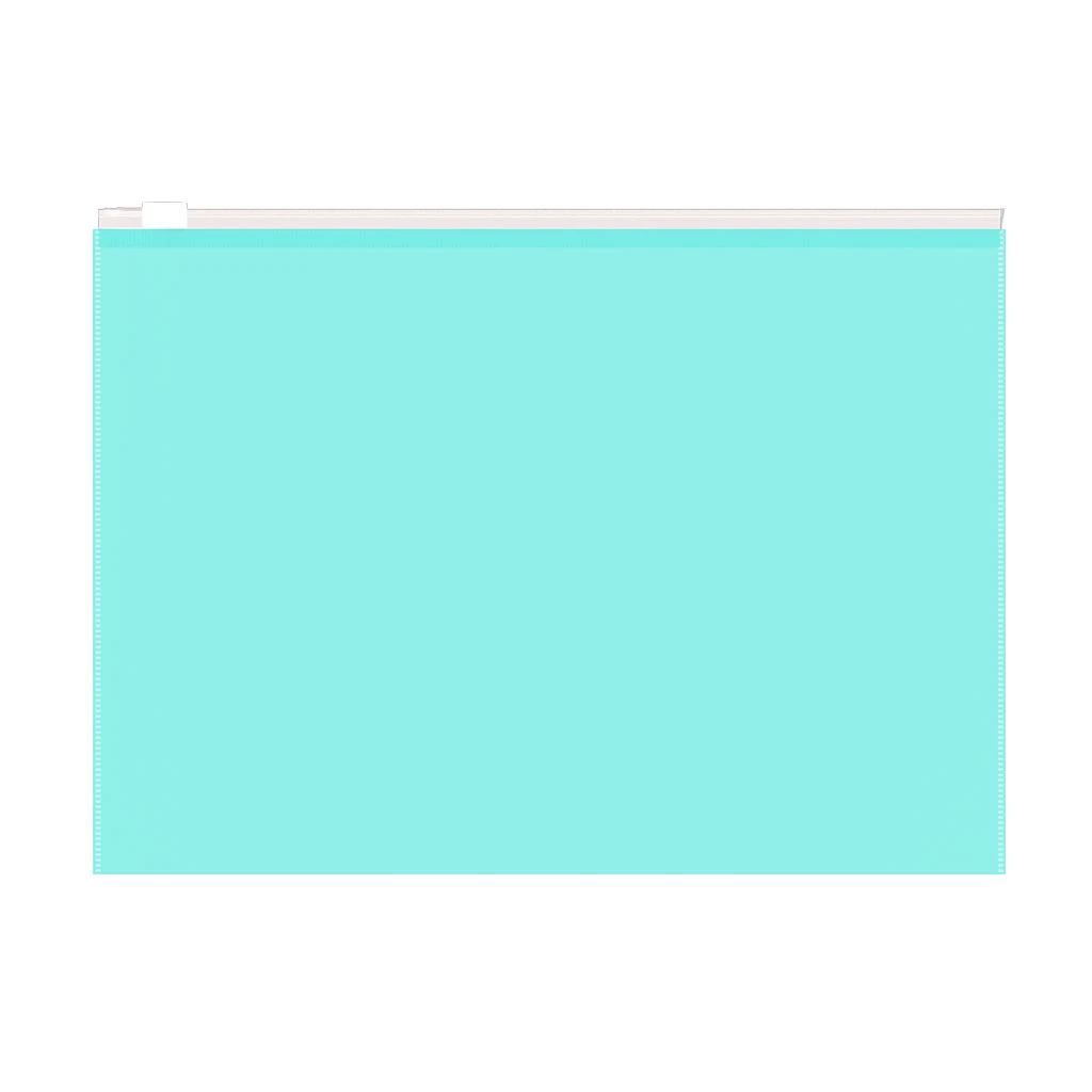 Zip-пакет пластиковый Erich Krause Fizzy Pastel Mint, B5 (в пакете по 12 шт.)