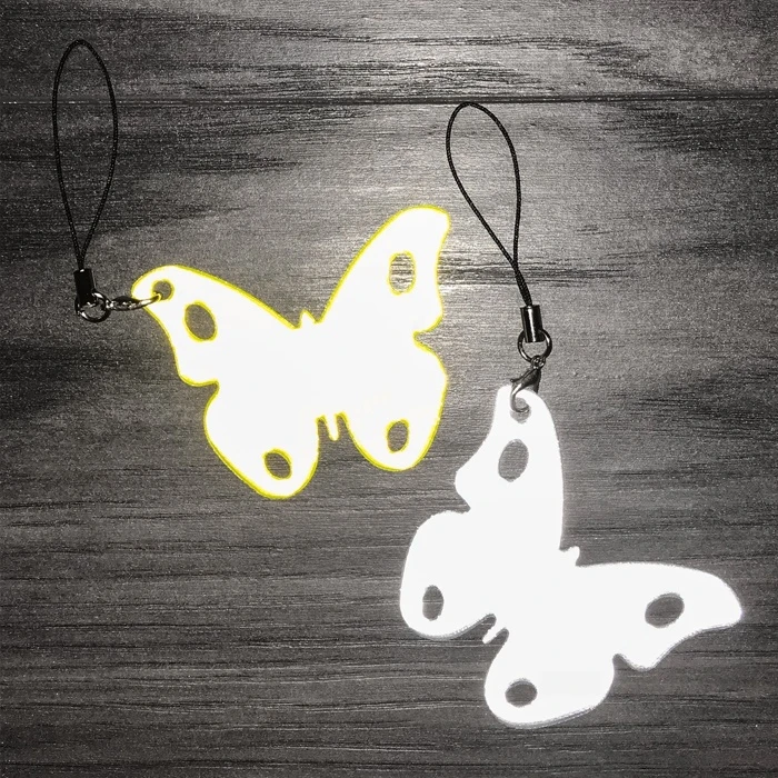 Светоотражающий брелок бабочка Светоотражающий брелок бабочка