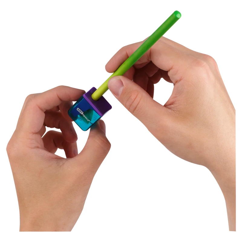 Точилка пластиковая ArtSpace "Case", 1 отверстие, с контейнером, Точилка пластиковая ArtSpace "Case", 1 отверстие, с контейнером,