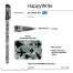 РУЧКА "HappyWrite. Военный паттерн. Самолеты" 0.5 ММ, СИНЯЯ