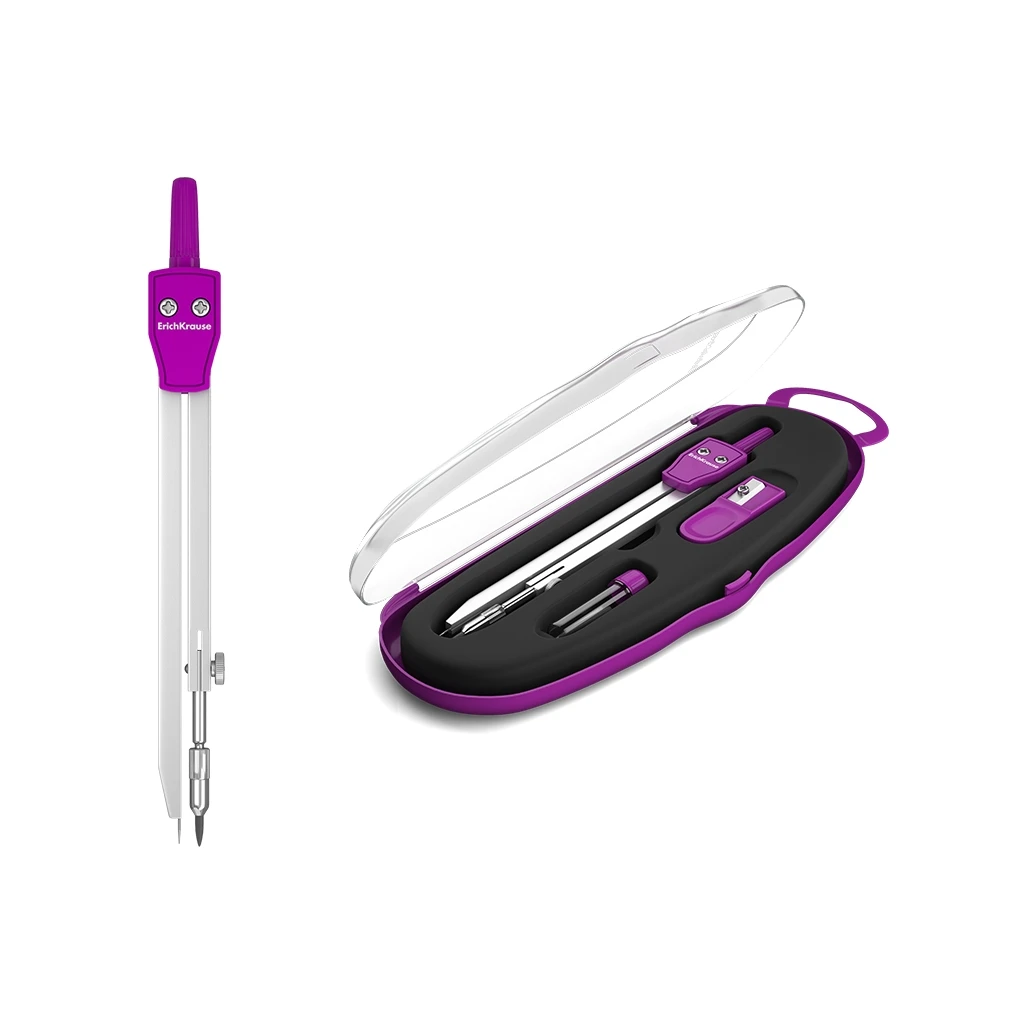 Набор для черчения Erich Krause School 135мм., 3 предмета