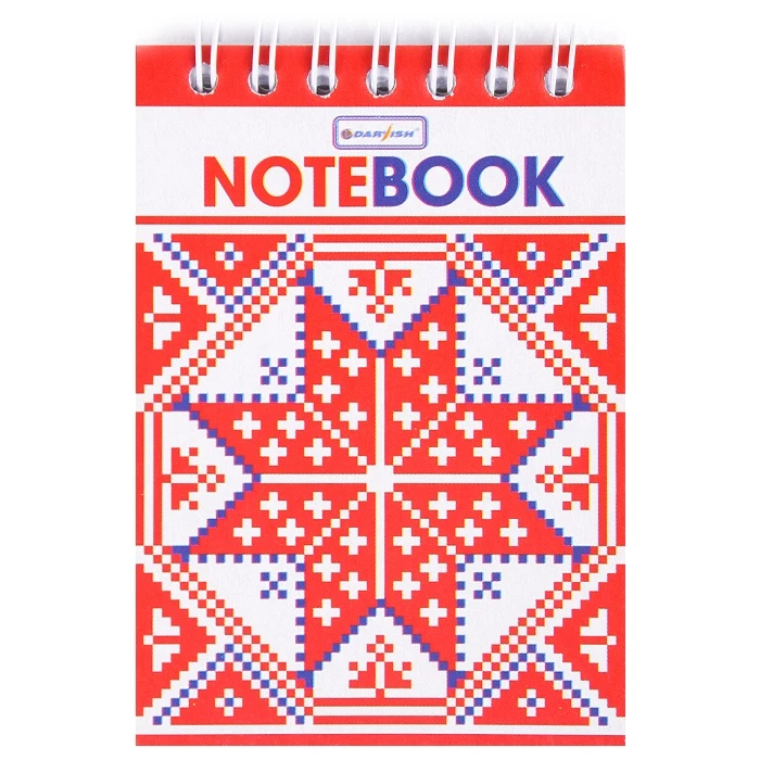 Блокнот 7*10см 60л "Орнаменты" на гребне