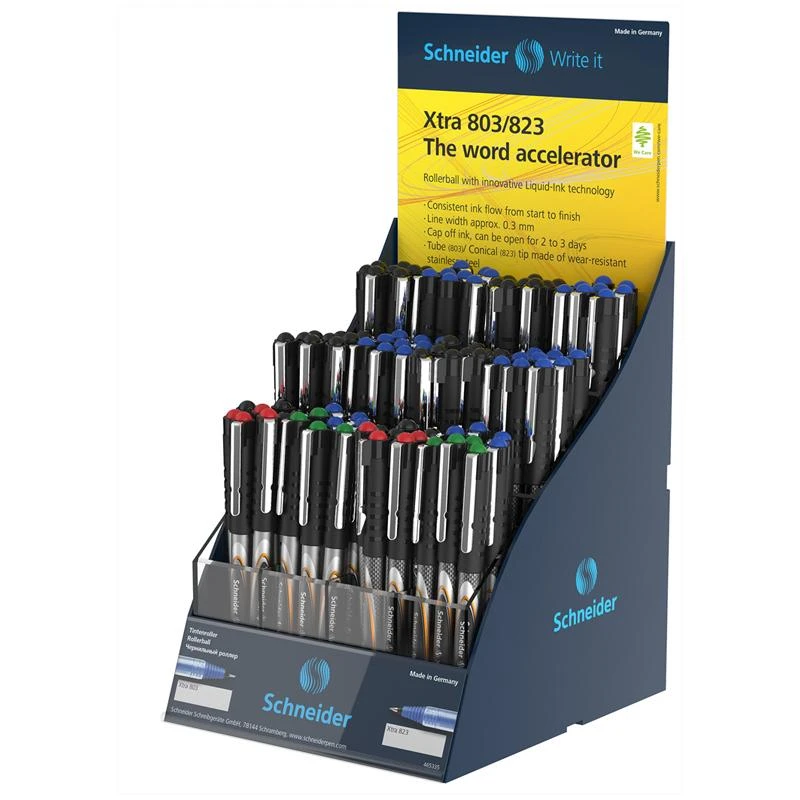 Ручка-роллер Schneider "Xtra 803/823" ассорти, 0,5мм, одноразовая,
