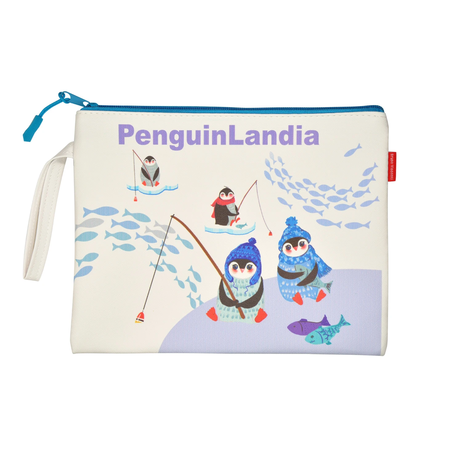 ПАПКА НА МОЛНИИ "ПИНГВИНЫ", Ф.А5+. 26 х 20 СМ ПАПКА НА МОЛНИИ "ПИНГВИНЫ", Ф.А5+. 26 х 20 СМ