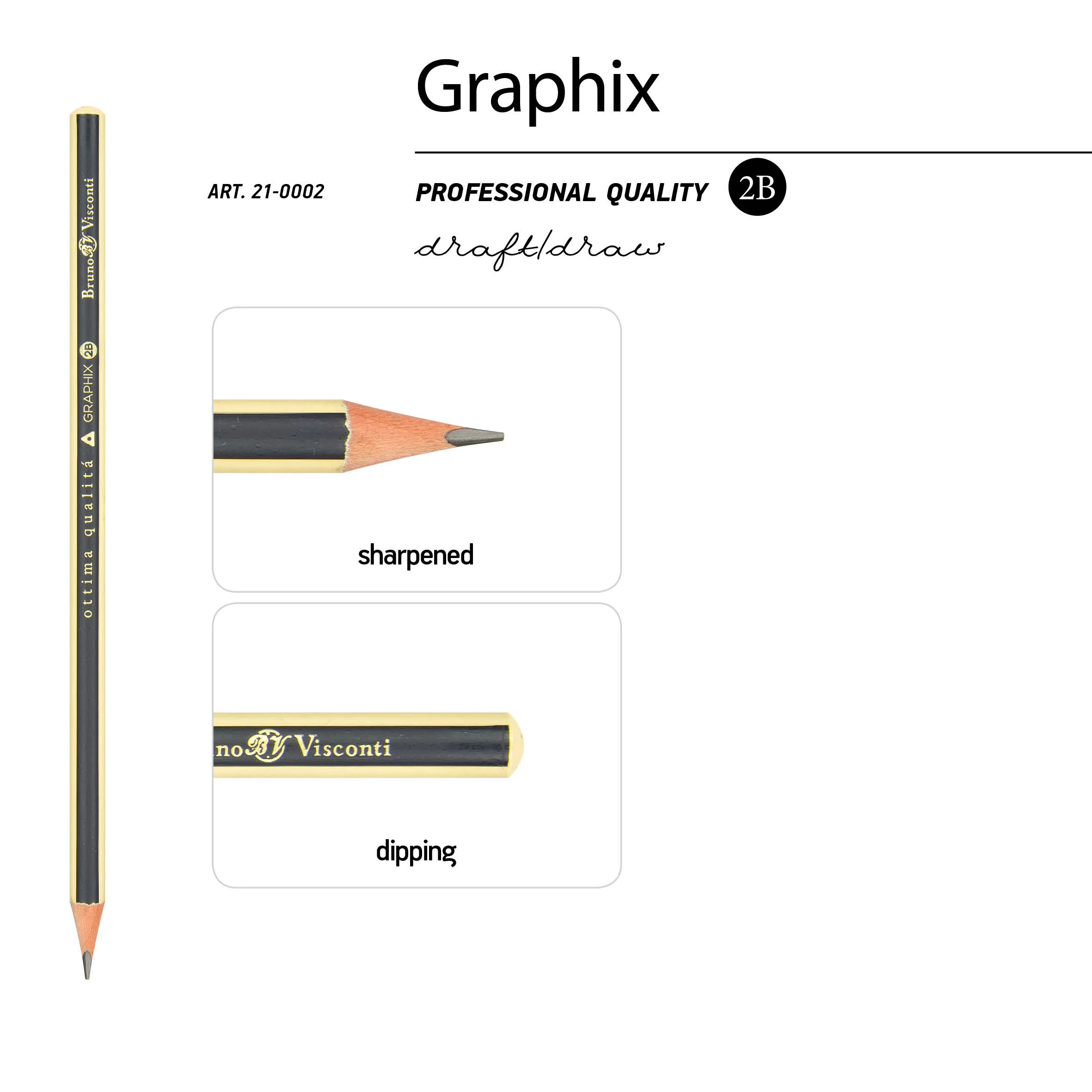 КАРАНДАШ ЧЕРНОГРАФИТОВЫЙ "Graphix" НВ КАРАНДАШ ЧЕРНОГРАФИТОВЫЙ "Graphix" НВ