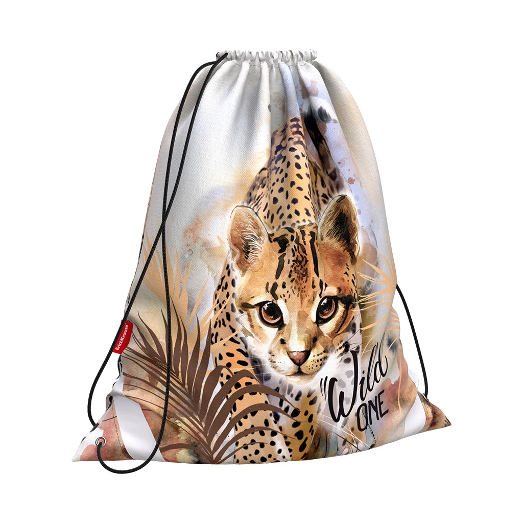 Мешок для обуви Erich Krause 365x440мм Wild Cat