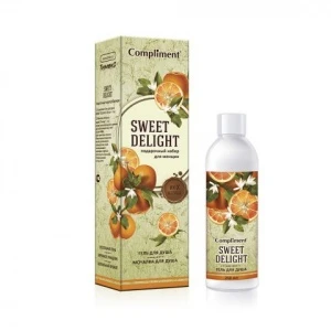 Compliment ПН №1360 SWEET DELIGHT (Гель для душа 250мл+мочалка)/12шт, арт.876396 Compliment ПН №1360 SWEET DELIGHT (Гель для душа 250мл+мочалка)/12шт, арт.876396