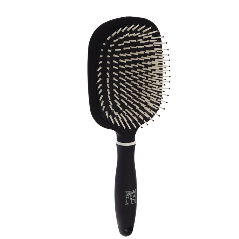 Щетка Dewal Beauty Бархат массажная, квадратная 11 рядов DBBA2 Щетка Dewal Beauty Бархат массажная, квадратная 11 рядов DBBA2