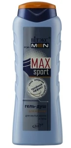 ВИТЭКС VITEX FOR MEN MAX Sport Гель-душ для волос и тела 400мл/18шт, код 08 18 ВИТЭКС VITEX FOR MEN MAX Sport Гель-душ для волос и тела 400мл/18шт, код 08 18