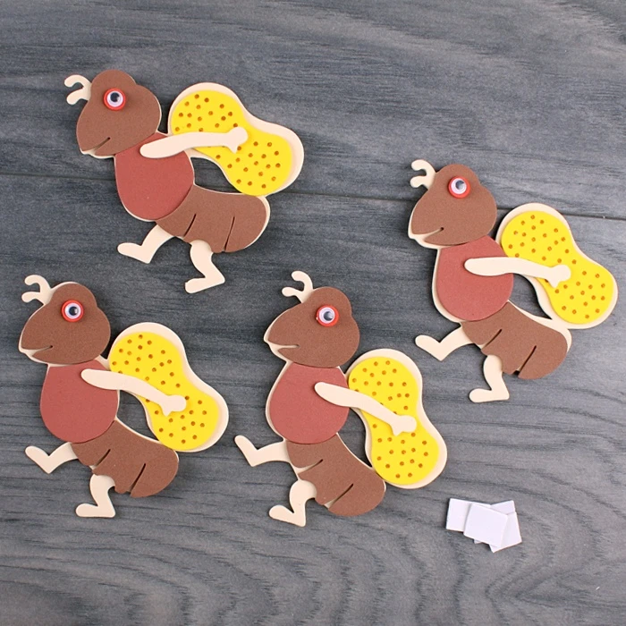 Наклейки для декорирования "Муравей" 4шт/уп