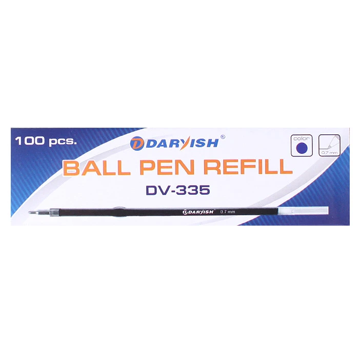 Стержень шариковый 107мм синий "Darvish" для автоматической ручки