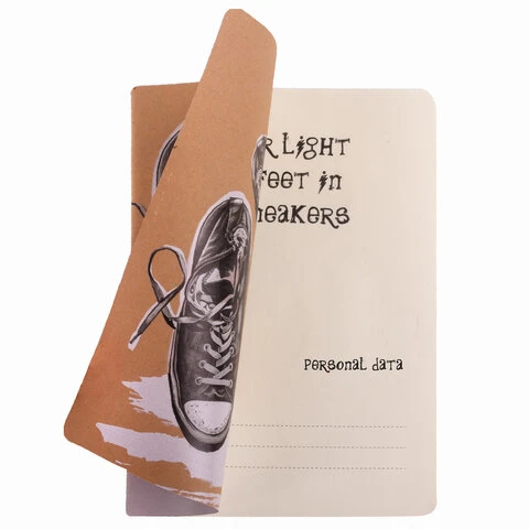 Тетрадь 40 л. в клетку обложка КРАФТ, бежевая бумага 70 г/м2, сшивка, А5 Тетрадь 40 л. в клетку обложка КРАФТ, бежевая бумага 70 г/м2, сшивка, А5