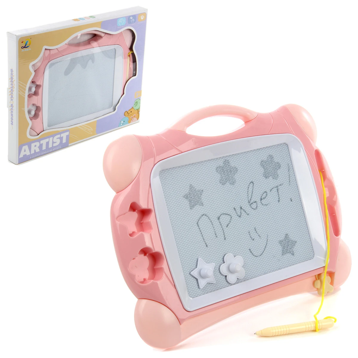 Доска для рисования в ассортименте, 36,5х3х27,5, коробка