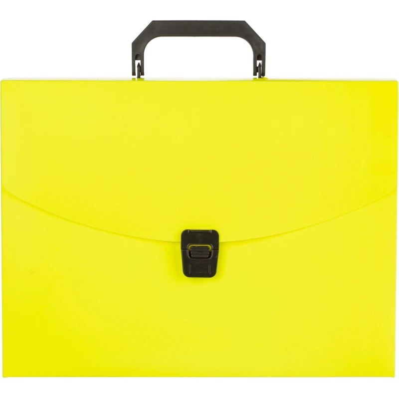 Папка-портфель 1 отделение Attache Neon, желтый Папка-портфель 1 отделение Attache Neon, желтый
