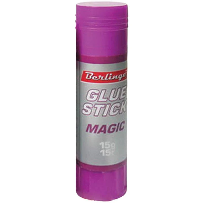 Клей-карандаш 15г., "Magic", с цветным индикатором: K1515 штр.: Клей-карандаш 15г., "Magic", с цветным индикатором: K1515 штр.: