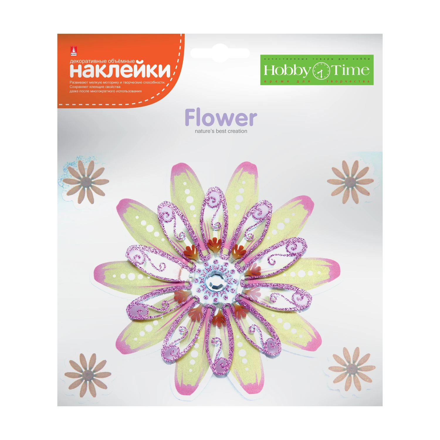 ДЕКОРАТИВНЫЕ НАКЛЕЙКИ 3D "ЦВЕТОК" ВИД 4 ДЕКОРАТИВНЫЕ НАКЛЕЙКИ 3D "ЦВЕТОК" ВИД 4