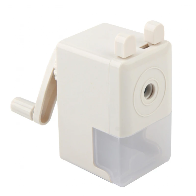 Точилка механическая Attache Economy, 8 мм, фиксация карандаша, белая