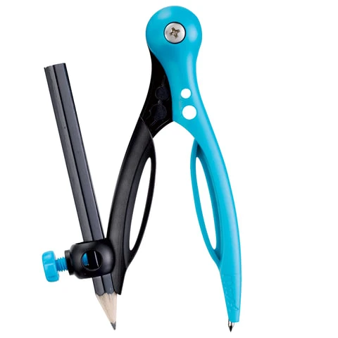 Циркуль MAPED (Франция) "Essentials", 120 мм, пластиковый,