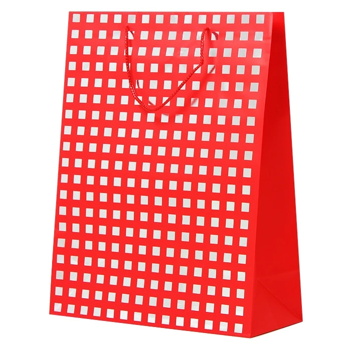 Пакет подарочный 38*29*13см "Darvish" квадраты