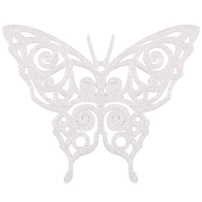 Подвеска новогодняя "Бабочка" 3шт ажурная Подвеска новогодняя "Бабочка" 3шт ажурная