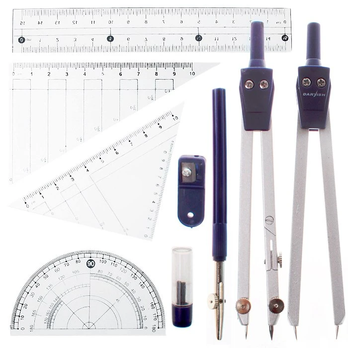 Готовальня 9 предм. "Darvish"