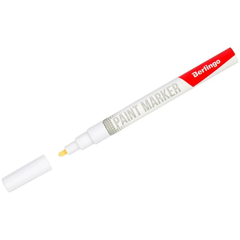 Маркер-краска Berlingo, белая, 2мм, нитро-основа BMk_02200 Маркер-краска Berlingo, белая, 2мм, нитро-основа BMk_02200