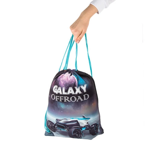 Сумка для обуви BRAUBERG PREMIUM, карман, подкладка, светоотражающие элементы,