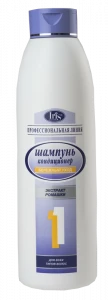 Iris Профи Шампунь №1 Бережный уход с экст-ом Ромашки для всех типов волос 1л/6