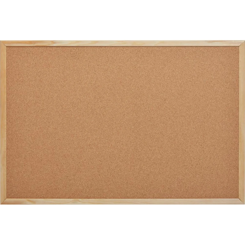 Доска пробковая 60х90 Attache Economy деревянная рама