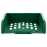 Лоток для бумаг горизонтальный СТАММ "Лидер", зеленый