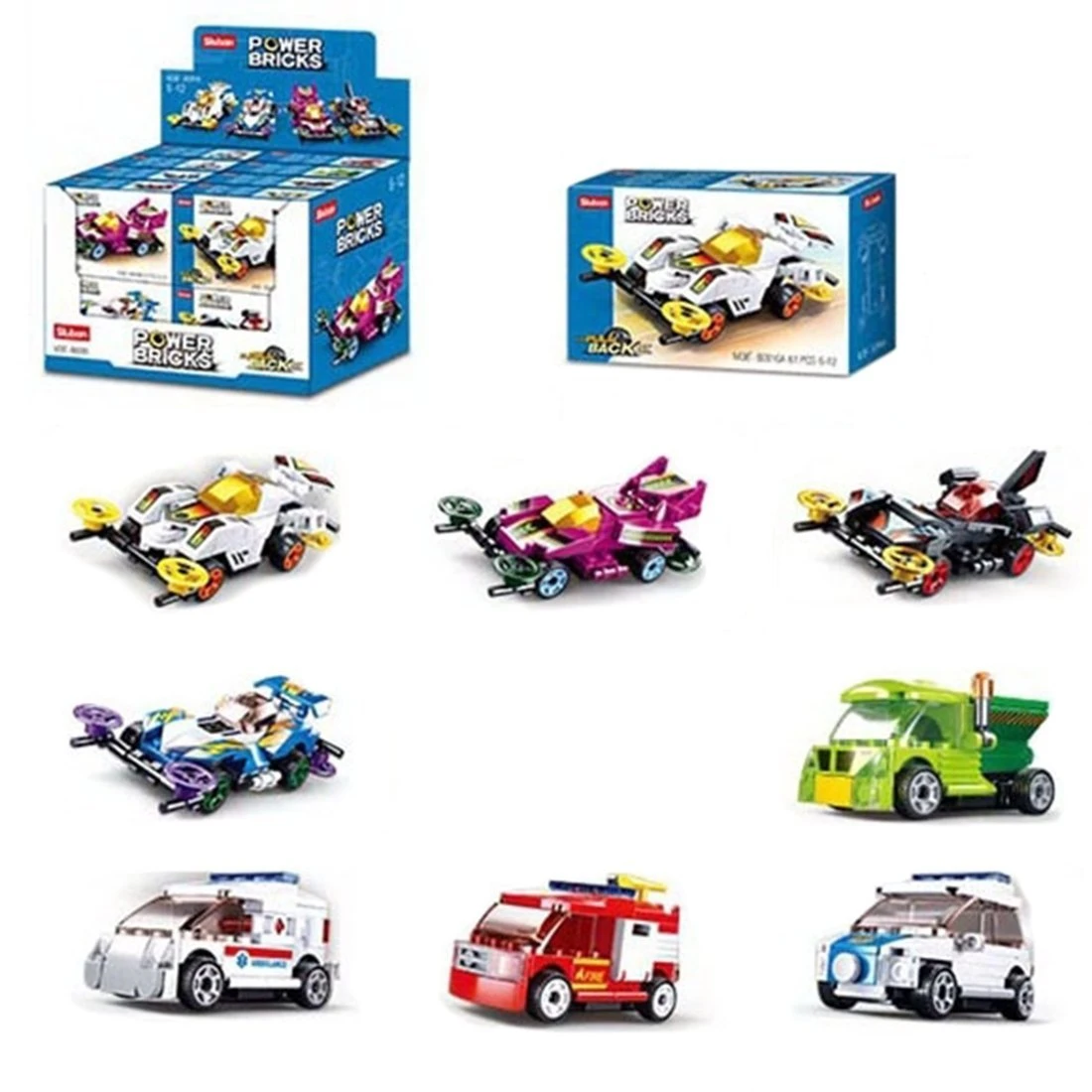 Конструктор серии Power Bricks, в ассортименте
