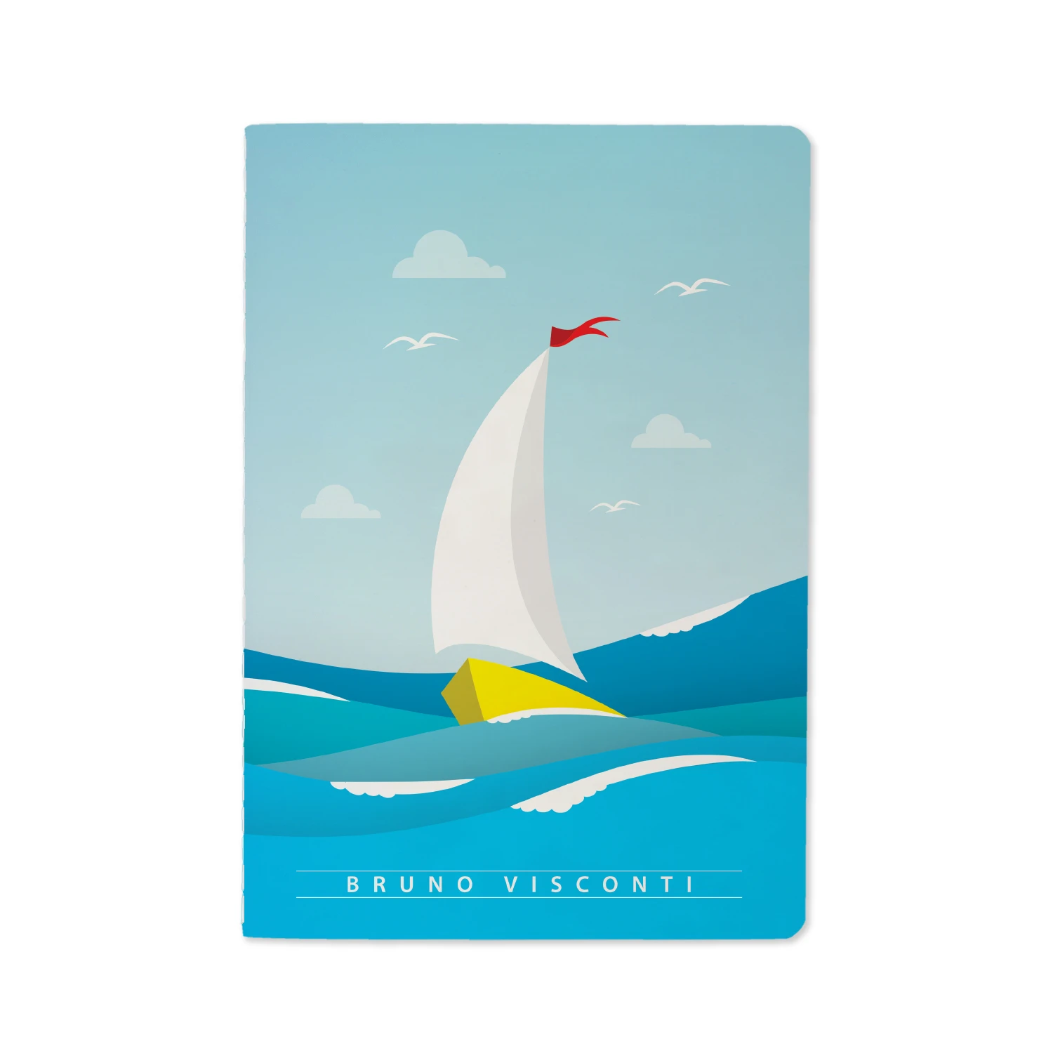 НАБОР ПОДАРОЧНЫЙ "ПАРУСНИК" (ДВЕ ТЕТРАДИ BV И РУЧКА)