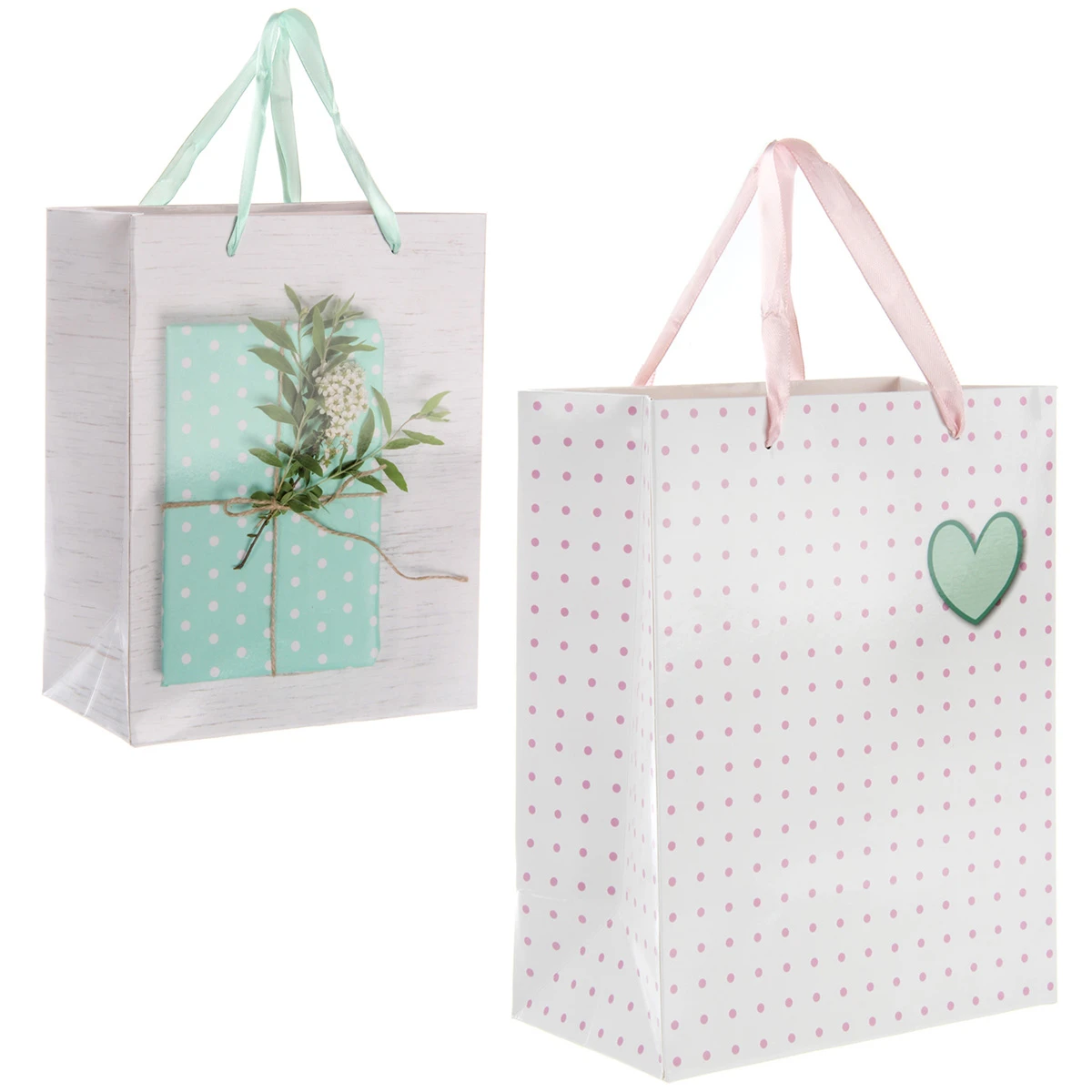 Подарочный пакет средний 17.8X22.9X9.8 см, ламинированный Подарочный пакет средний 17.8X22.9X9.8 см, ламинированный