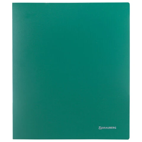 Папка на 2 кольцах BRAUBERG "Стандарт", 40 мм, зеленая, до 300 листов, Папка на 2 кольцах BRAUBERG "Стандарт", 40 мм, зеленая, до 300 листов,