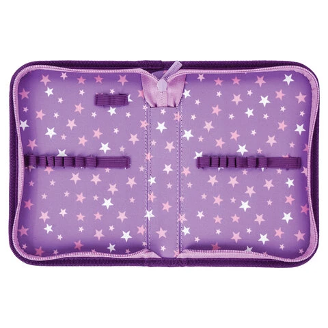 Пенал BRAUBERG, 1 отделение, ткань, 21х14 см, "Unicorn", 270303 Пенал BRAUBERG, 1 отделение, ткань, 21х14 см, "Unicorn", 270303