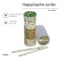 КАРАНДАШ ЧЕРНОГРАФИТОВЫЙ "HappyGraphix Jumbo. Луговые травы" 4В, 3.5