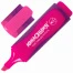 Текстовыделитель ЮНЛАНДИЯ "ELASTIC", РОЗОВЫЙ, прорезиненный корпус,