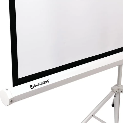 Экран проекционный на треноге (180х180 см), матовый, 1:1, BRAUBERG Экран проекционный на треноге (180х180 см), матовый, 1:1, BRAUBERG