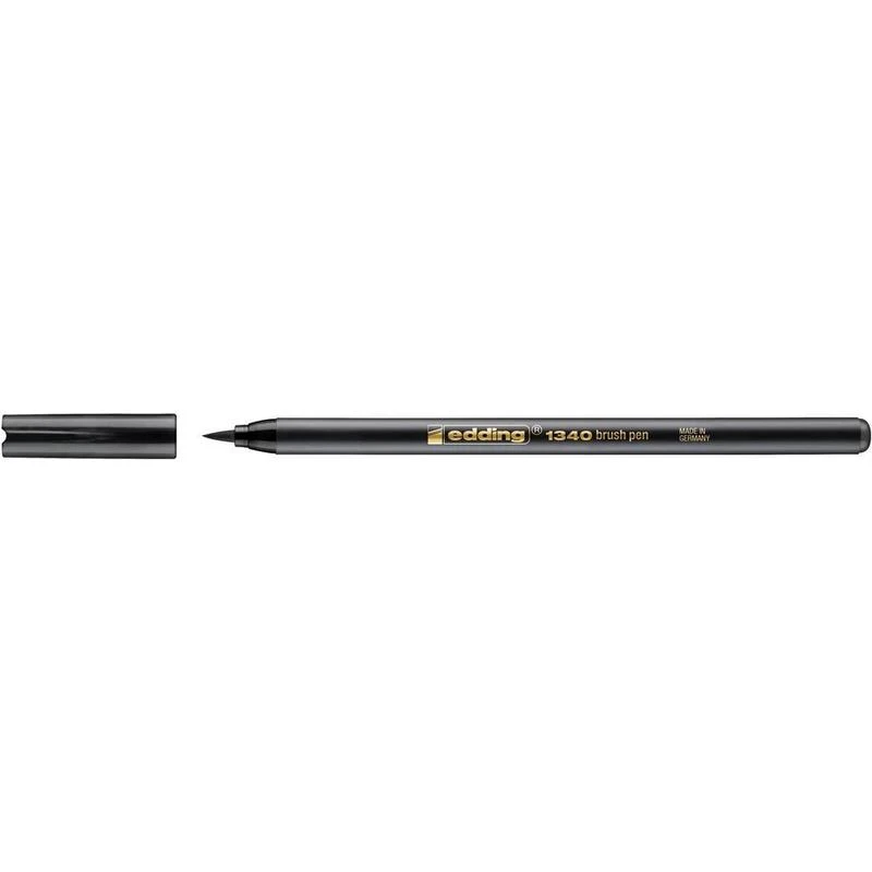 Ручка-кисть для бумаги Edding 1340/1, черный