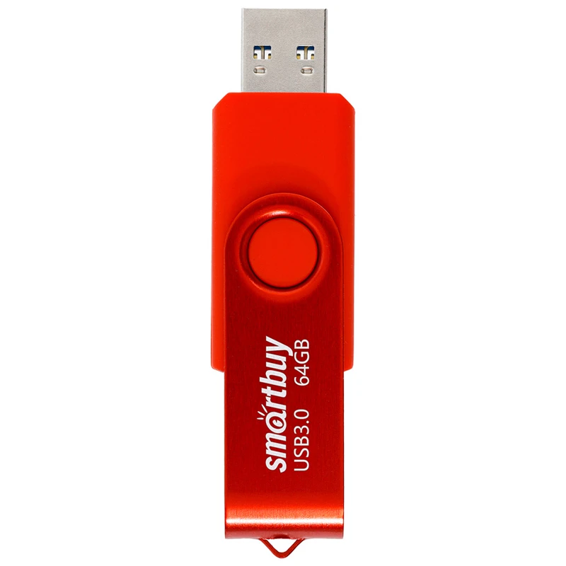 Память Smart Buy "Twist" 64GB, USB 3.0 Flash Drive, красный Память Smart Buy "Twist" 64GB, USB 3.0 Flash Drive, красный