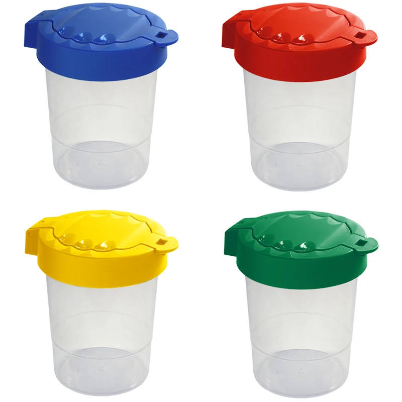 Стакан-непроливайка большой Гамма, ассорти, с крышкой Стакан-непроливайка большой Гамма, ассорти, с крышкой