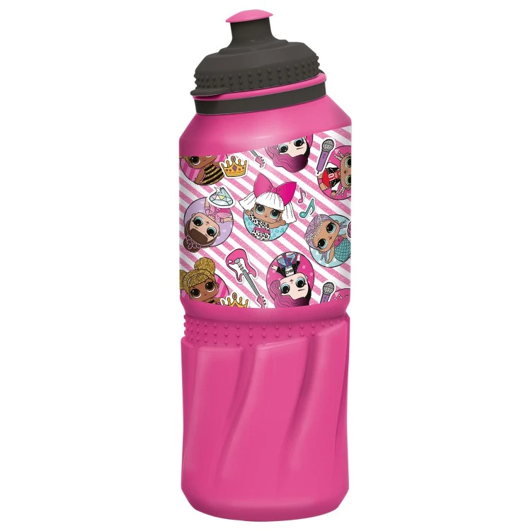 Бутылка пластиковая (спортивная 530 мл). LOL