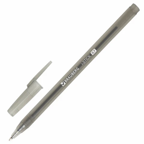Ручка шариковая BRAUBERG "I-Stick", ЧЕРНАЯ, пишущий узел 0,7 мм, линия Ручка шариковая BRAUBERG "I-Stick", ЧЕРНАЯ, пишущий узел 0,7 мм, линия