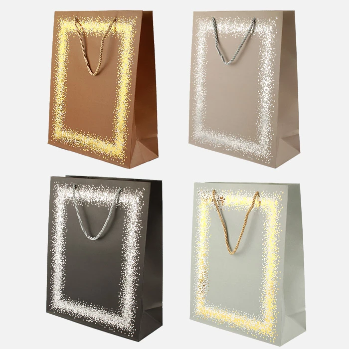 Пакет подарочный 32*26*10см "Darvish" принт ассорти